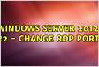 Alterar padrão RDP Port Server 2012 R2